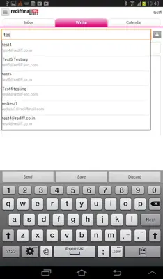 Rediffmail NG android App screenshot 11