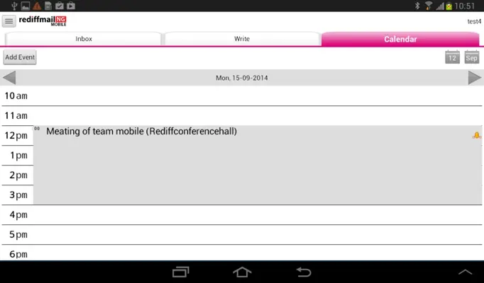 Rediffmail NG android App screenshot 14